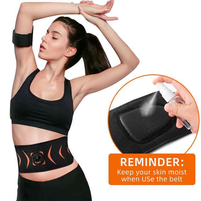 Toning Belt, Muscle Toner, Abdominal Training Belt Workout Portable Fitness Equipment for Home