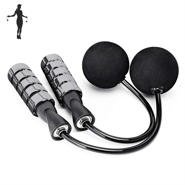 Jump Rope, Training Ropeless Skipping Rope for Fitness, Adjustable Weighted Cordless Jump Rope for Men Women Kids