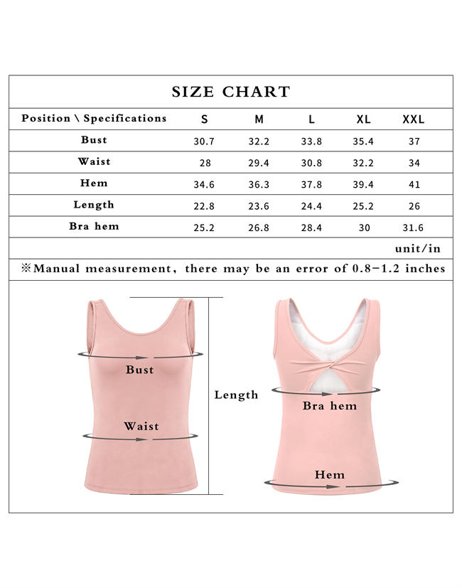 Women Yoga Tank Tops Built in Bra Criss Cross Back Workout Athletic Shirts