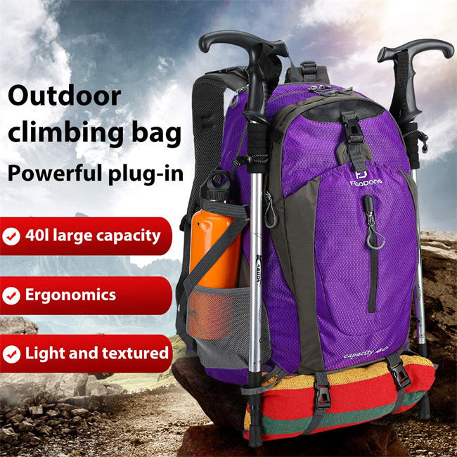 40L Waterproof Lightweight Hiking,Camping,Travel Backpack for Men Women