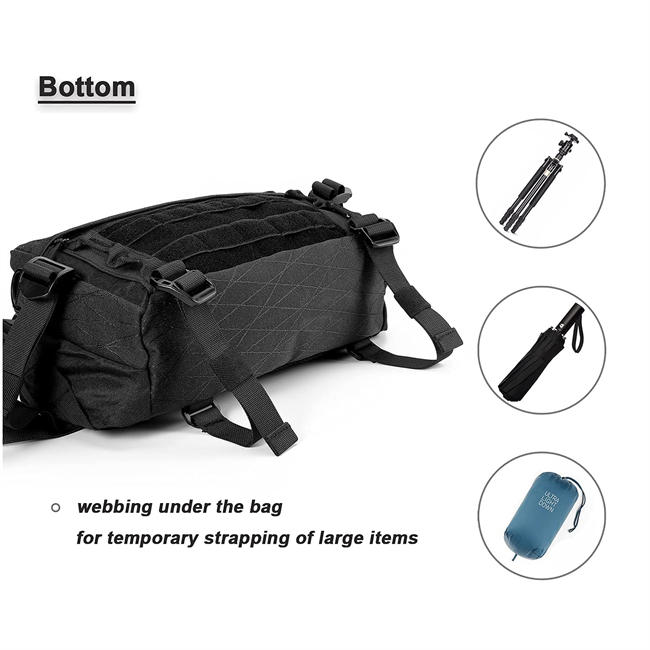 Crossbody Fanny Pack Sling Backpack Multipurpose Waist Bag Casual Chest Bag Outdoor for Men and Women