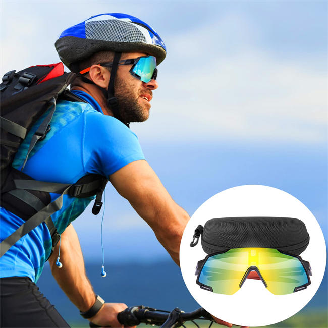 Cycling Glasses, Polarized Sports Sunglasses for Men Women, Fashion Baseball Ski Driving Hiking Golf Bicycle Sunglasses