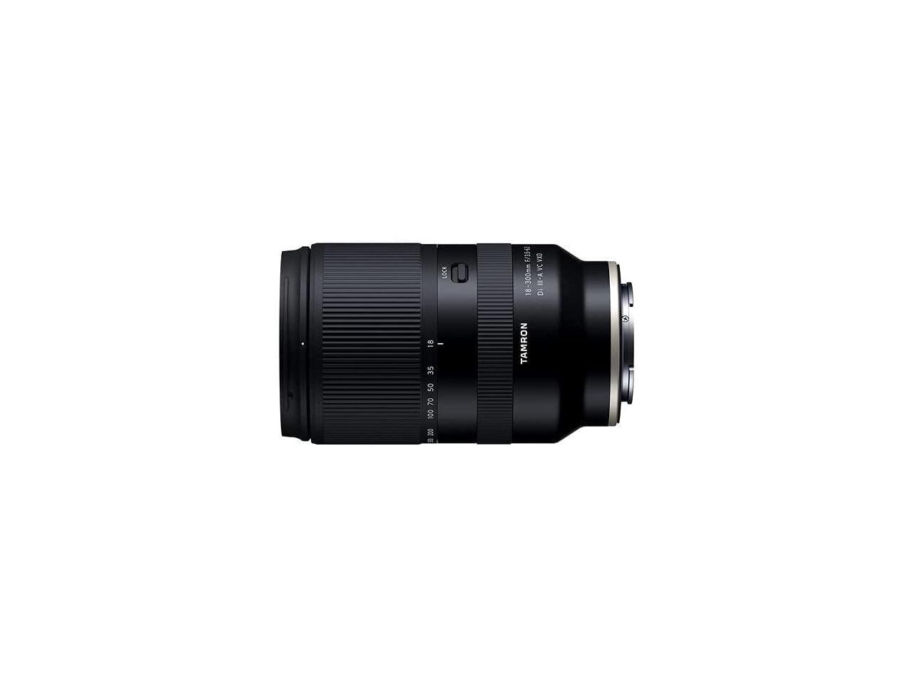 Tamron 18-300mm f/3.5-6.3 Di III-A VC VXD Lens for Sony E with Blower + Tripod + 64GB SD Card + Cleaning Kit + More